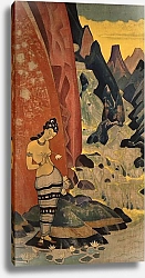 Постер Рерих Николай Песнь водопада(Песнь потока 1920.)