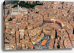 Постер Италия. Крыши Сиены