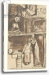 Постер Розетти Данте Fair Annie - Illustration to a Ballad, c.1854