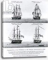 Постер Школа: Английская 19в. Portraits of the Vessels of the Polar Expedition of 1818