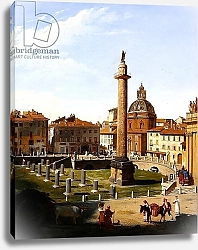 Постер Истлейк Чарльз Сэр A View of Trajan's Forum, Rome, 1821