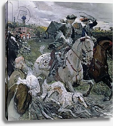 Постер Серов Валентин Peter II and the Tsarevna Elizabeth Hunting, 1900