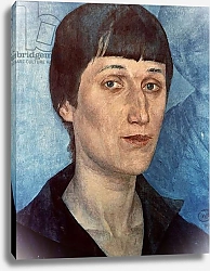 Постер Петров-Водкин Кузьма Portrait of Anna Akhmatova, Russian poet, 1922