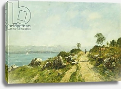 Постер Буден Эжен (Eugene Boudin) The Road, Antibes; Antibes, la Route, 1893