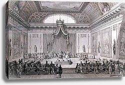 Постер Моро Жан Assemblee des Notables Presided over by Louis XVI 1787