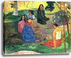Постер Гоген Поль (Paul Gauguin) Parau Parau (Беседа)