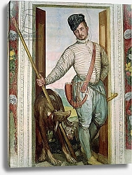 Постер Веронезе Паоло Self Portrait in Hunting Costume, 1562