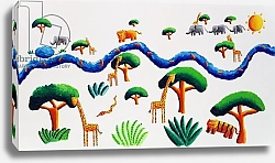 Постер Николс Жюли (совр) Jungle River, 2002