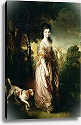 Постер Гейнсборо Томас Portrait of Mrs. Lowndes-Stone c.1775