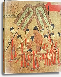 Постер Школа: Китайская Yongle Emperor, facsimile of original Chinese scroll