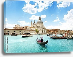 Постер Венеция, Гранд Канал и Базилика Santa Maria della Salute