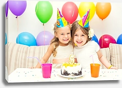 Постер Именинница и ее подруга в день рождения