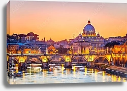 Постер Рим с подсветкой