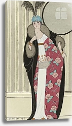 Постер Неизвестен Robe de crêpe de Chine blanc