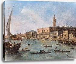 Постер Гварди Франческо (Francesco Guardi) Венеция - Дворец Дожей