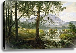 Постер Даль Йоханн Northern Landscape, 1822