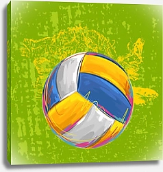 Постер Волейбольный мяч