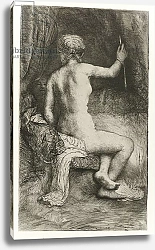 Постер Рембрандт (Rembrandt) The Woman with the Arrow, 1661 2