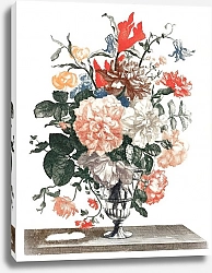 Постер Тейлер Иоханнес Цветы в стеклянной вазе (1688-1698)