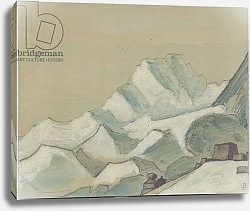 Постер Рерих Николай Himalayas beyond the Clouds, sketch, 1933