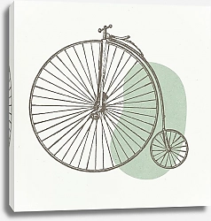 Постер Ретро велосипед пенни-фартинг