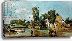 Постер Констебль Джон (John Constable) Flatford Mill, c.1810-11