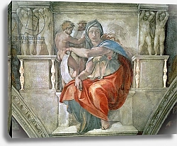 Постер Микеланджело (Michelangelo Buonarroti) Sistine Chapel Ceiling: Delphic Sibyl