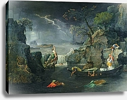 Постер Пуссен Никола (Nicolas Poussin) Winter, or The Flood, 1660-64