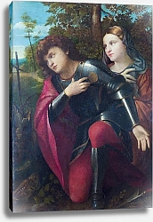 Постер Веккио Пальма Святой Георгий и Святой в обличии женщины