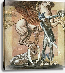 Постер Берне-Джонс Эдвард The Death of Medusa I, c.1876