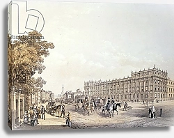 Постер Уокер Эдмунд The Treasury, Whitehall, pub. by Lloyd Bros. & Co. 1852