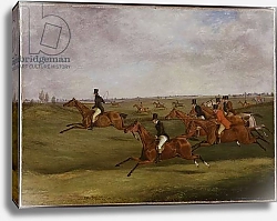 Постер Олкен Генри (охота) The Grand Leicestershire Steeplechase, March 12th, 1829: Going the Pace