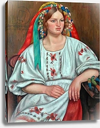 Постер Гертлер Марк Russian Peasant Girl, 1926