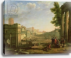 Постер Лоррен Клод (Claude Lorrain) View of the Campo Vaccino, Rome, 1636