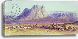 Постер Лир Эдвард The Camel Train, Condessi, Mount Sinai, 1848
