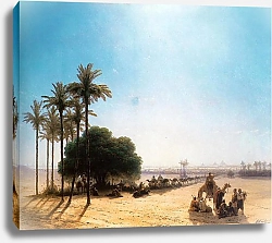 Постер Айвазовский Иван Караван в оазисе. Египет