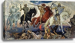 Постер Васнецов Виктор The Four Horsemen of the Apocalypse, 1887