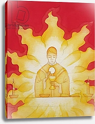 Постер Ванг Элизабет (совр) The Presence of Jesus Christ in the Holy Eucharist is like a consuming fire, 2003