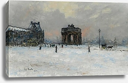 Постер Сито Йоханнес Paris, the Pavillon de Flore and the Arc de Triomphe of the Carrousel