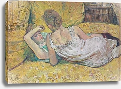 Постер Тулуз-Лотрек Анри (Henri Toulouse-Lautrec) Abandonment; L'abandon, 1895