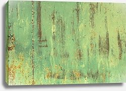 Постер Поверхность ржавого железа с остатками старой краски