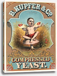Постер Неизвестен B. Kupfer Co., compressed yeast