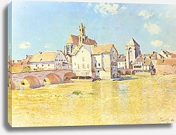 Постер Сислей Альфред (Alfred Sisley) Мост в Море при утреннем солнце