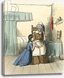 Постер Вебстер Томас Saying her prayers to her grandmother