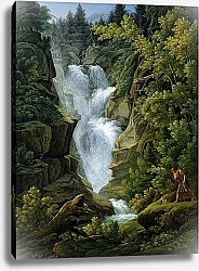 Постер Кох Джозеф Waterfall in the Bern Highlands, 1796