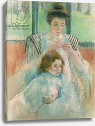 Постер Кассат Мэри (Cassatt Mary) Mother and child 1