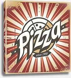 Постер Ретро плакат для пиццерии