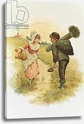 Постер Джонсон Эдвард Sunbeams, 1890