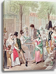 Постер Оптиц Джордж The Terrace of the Cafe de la Rotonde in 1814