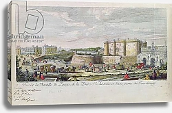 Постер Риго Жак View of the Bastille and the Porte Saint-Antoine